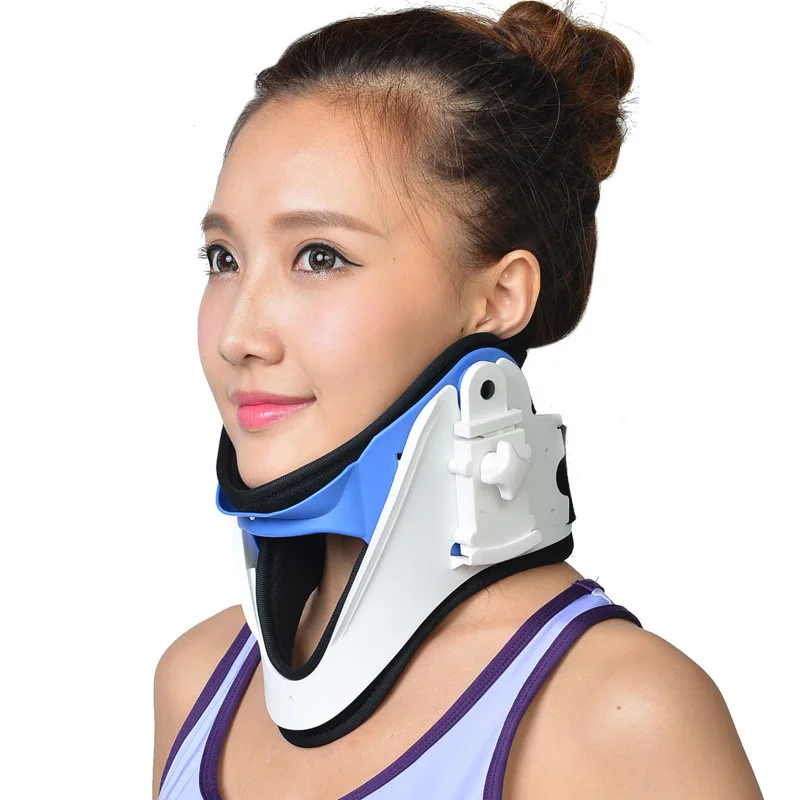  Medical Neck Support Cervical Vertebra Tractor Neck Brace Support Correct Adjustable Traction Treat