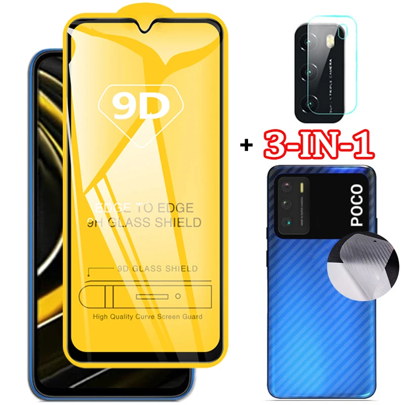 стекло + задняя пленка для poco m3 m4 Pro защитная Poko M3 F3 Glass Poco X3 GT NFC glass poko xiaomi защитное