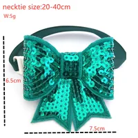 50PCS Dog Accessories Summer Style Sequins  Pet Dog Bow Tie Adjustable Cat Puppy Collar Bowties Dog Grooming Accessories 2