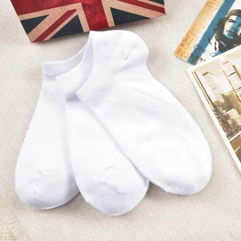 

5 Pairs Woman Socks Shallow Mouth Solid Color Cotton Socks Sweat Ventilation Motion Socks