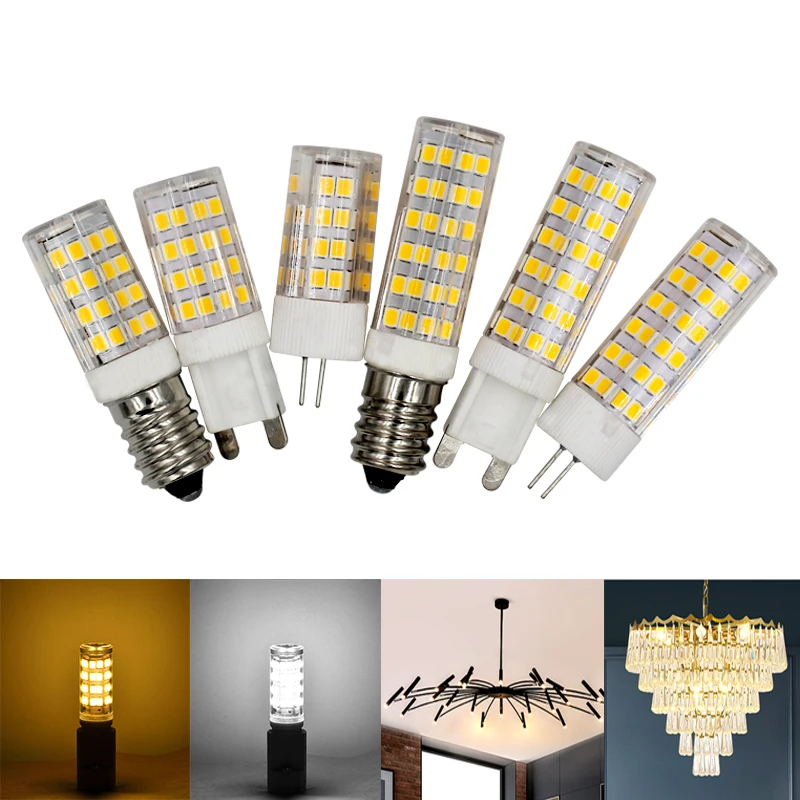 

LED Light Bulb G4 G9 E14 5W 7W Crystal Chandelier Lamp 220V warm white cold white led lamp