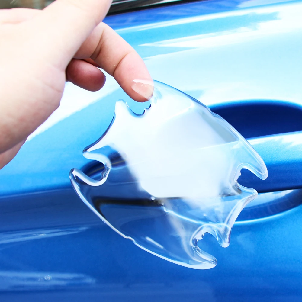 Car Transparent Door Handle Bowl Stickers For Hyundai Avante Porter Grandeur Sonata Santafe i30 HB20 Solaris ix35 | Автомобили и