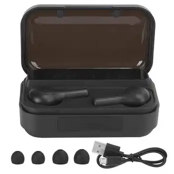 

audifono TWS Wireless Earbuds 5.0 LED Digital Display Headset Short Handle Fingerprint Earphone 2000mAh