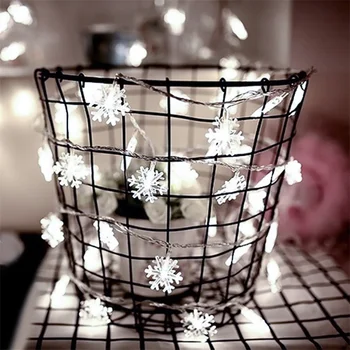 

Junejour Christmas Tree String Lights Snowflake Led Decorations Christmas Decorations Lights Christmas Snow Lights