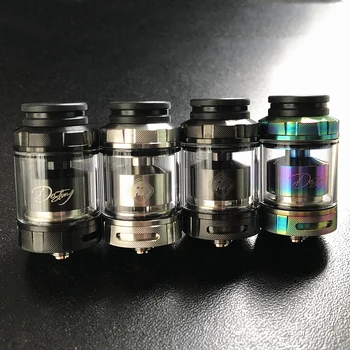 

Vape DESTINY RTA atomizer 2ml 4ml glass Tank RBA 24mm atomizer rta single coil for electronic cigarette