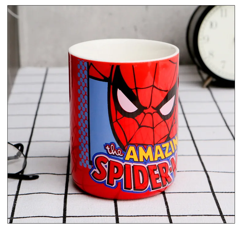 Disney серия Marvel керамическая кружка для воды кружка Мстители чашка Железный человек Человек-паук чашка подарок на день рождения