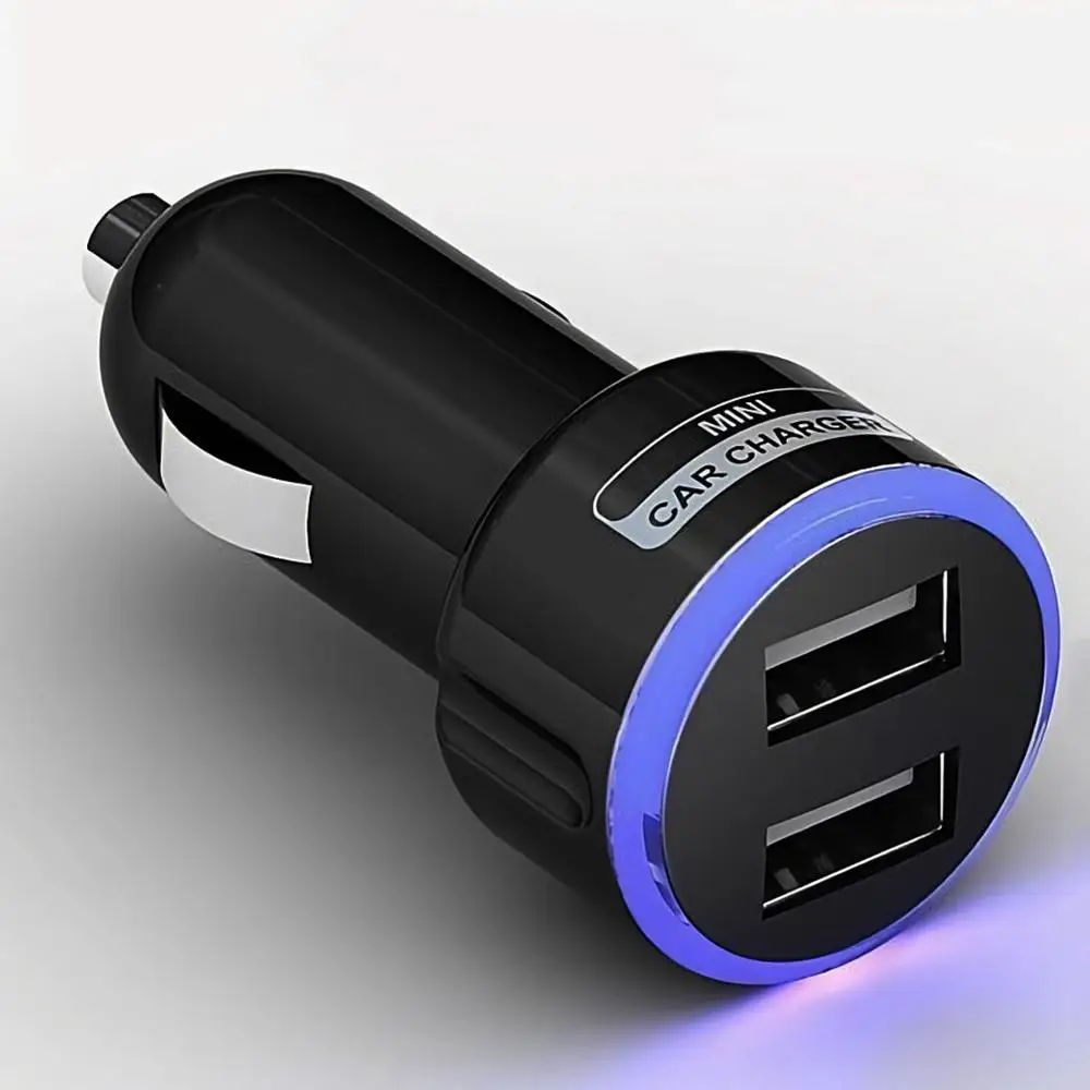 2.0A автомобильное двойное USB зарядное устройство авто светодиодный дисплей