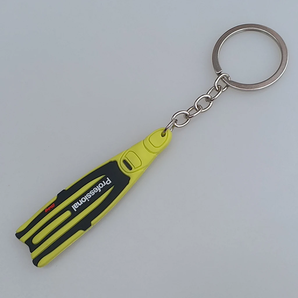 Scuba Diving Fins Flippers Key Chain Holder Keyring Keychain Key Chain Flipper Keychain Keyring for Swimming Diving