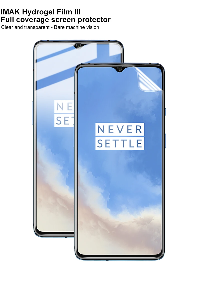 Для OnePlus 7T Pro защита экрана IMAK Hydrogel III Передняя и задняя мягкая защитная пленка tpu для OnePlus 7T 1+ 7T Pro не стекло