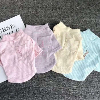 

Spring Dog Clothes Puppy Dogs Clothing Chihuahua Clothes for Small Medium Dog Vest Shirt Cotton Pet Shirt Clothes Ropa Perro Pug