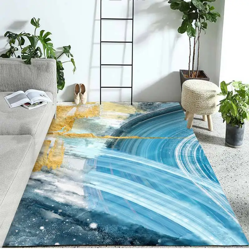 Пользовательские скандинавском стиле абстрактные изысканные ковры для гостиной современные прямоугольные коврики журнальный столик диван коврик 3D Спальня Ковер - Цвет: 6