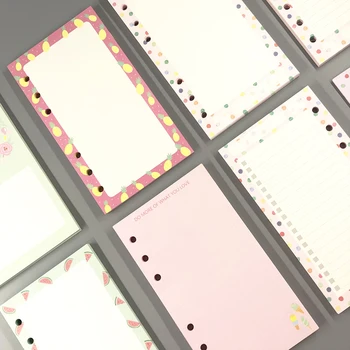 

Fromthenon Cute Filler Paper For Filofax Dokibook Spiral Notebook A5A6A7 Diary Planner Weekly Monthly Refill School Stationery