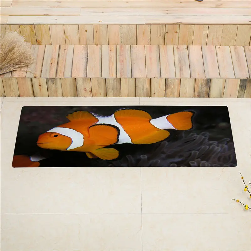 19 Clownfish гостиная диван длинные коврики коврик у входной двери ПВХ ванная комната коврики Открытый Коридор Спальня Коврик кухонный ковер - Цвет: 19