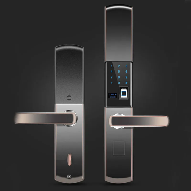 

Biometric Fingerprint Lock Security Intelligent Door Lock Digital Lock Safe Eletronic Door Smart Unlock Free Shipping To Brazil
