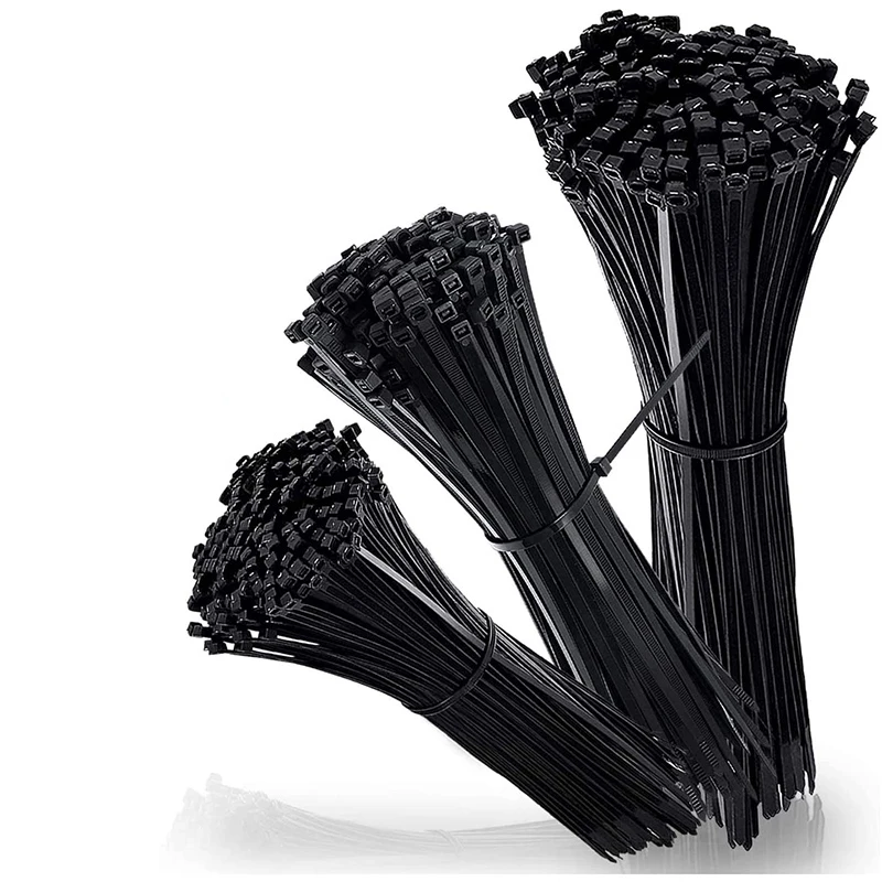

Cable Tie 250/300 / 350X4.8Mm, Cable Tie, Premium Nylon Cable Tie, Practical and Durable, Black,