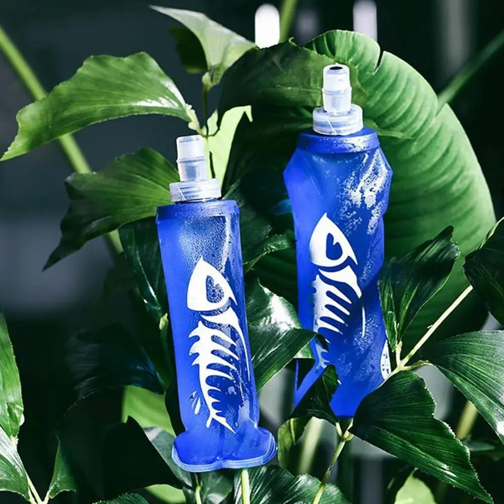 Sports TPU Collapsible Folding Soft Flask Water Bag Bladder Kettle Water 500ML Hydration Cup / Bottles Water 250 Bottle 5