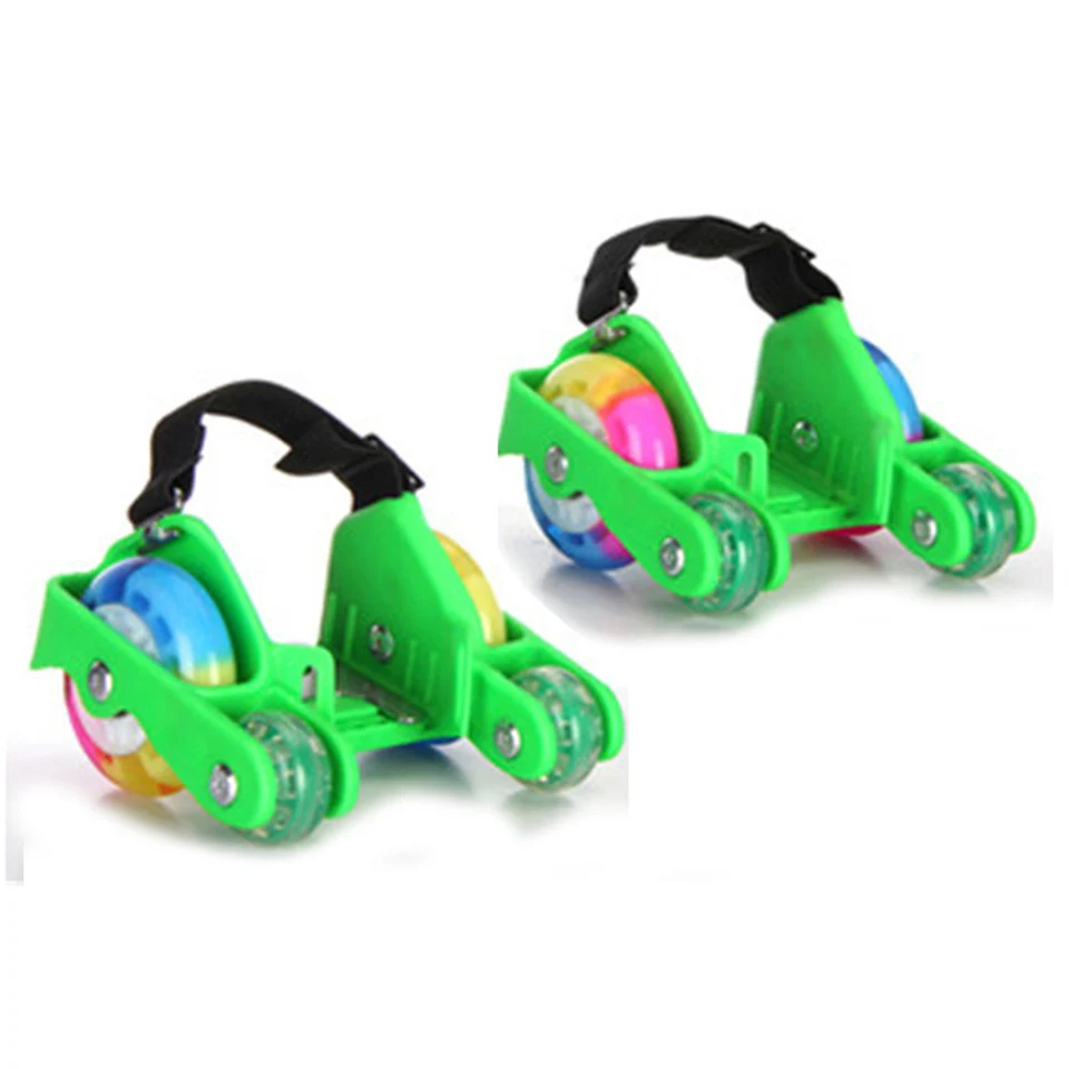Детская обувь на колесиках, роликовых коньках, светодиодный светильник, регулируемый спортивный яркий маленький вихревой ремень IA32 - Цвет: Model 18