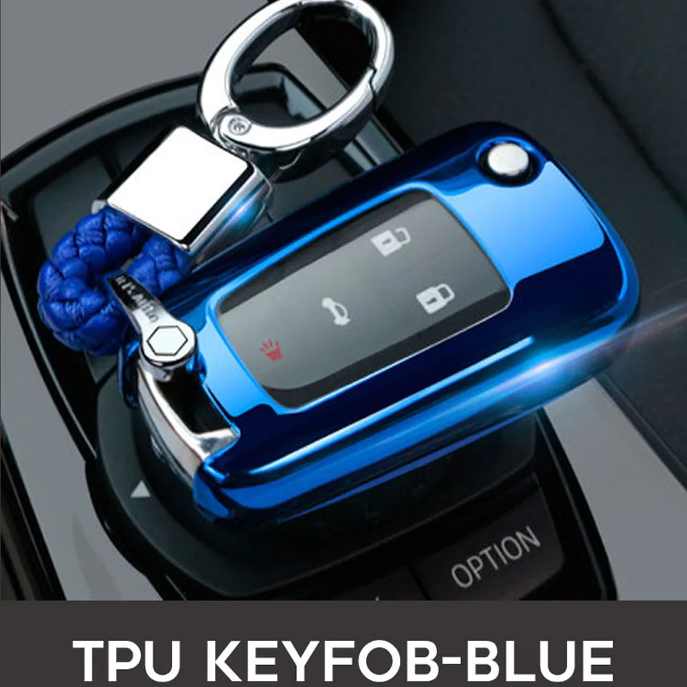 Hot Sale Car Key Case fob Wallet For Chevrolet Chevy Sail Aveo Epica Camaro Impala Spark Onix Silverado Volt Shell Accessories