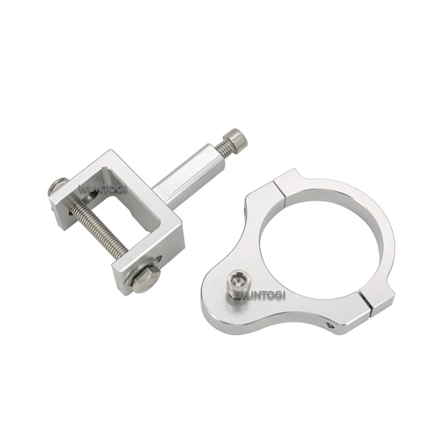 Motorcycle Accessories Steering Stabilize Damper Bracket For Tiger 900 GT PRO Tiger 900 GT PRO Rally Tiger 850 Silver