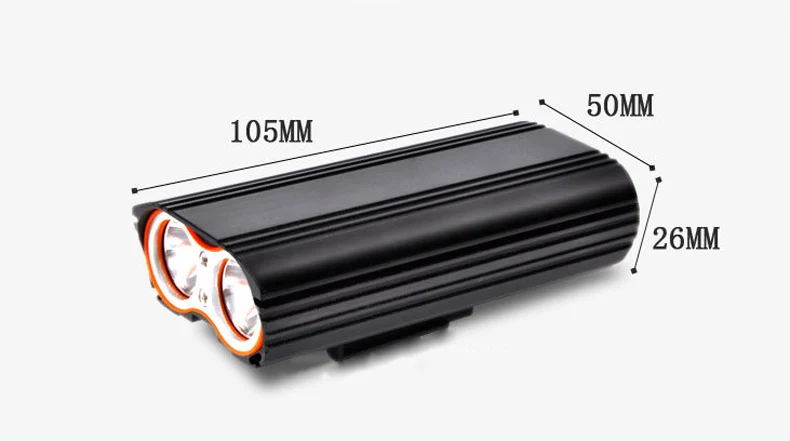 Велосипедный фонарь 2000 люмен встроенный аккумулятор 6000mAh велосипед светодиодные фары USB Перезаряжаемый