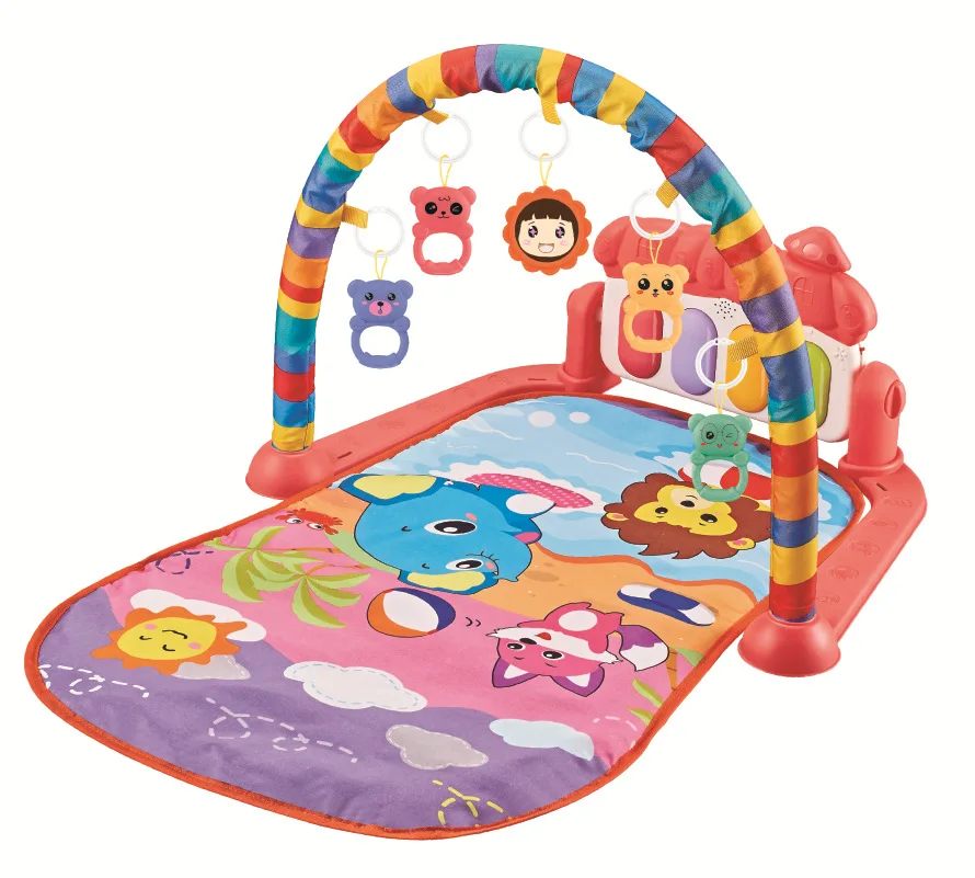 Baby Play Mat Play Game Developing Mat with Piano Baby Music Early Education Gym Crawling Game Pad Stand