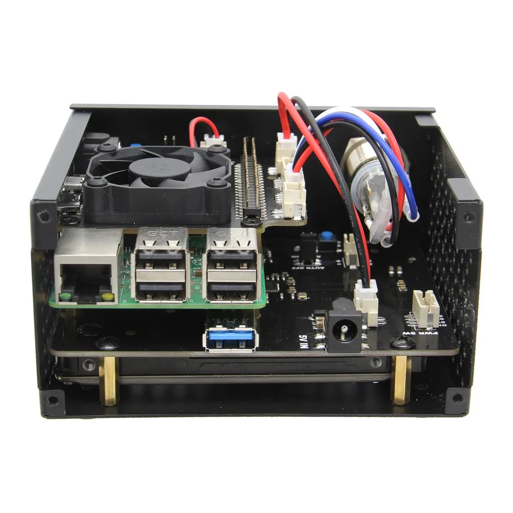Raspberry Pi X820 V3.0 плата расширения и металлический чехол поддерживает 2 5 дюйма SATA HDD/SSD
