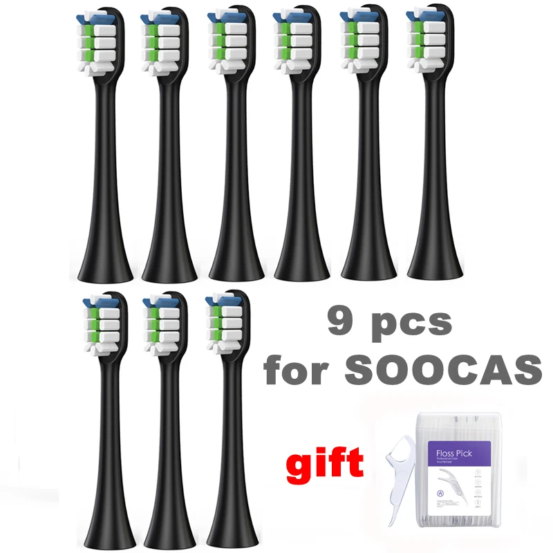 

Toothbrush Heads Replacement for Xiaomi Soocas X3/X3U for Xiaomi Mijia T300/500 soocas X1/X3/X5 Electric Tooth Brush Heads