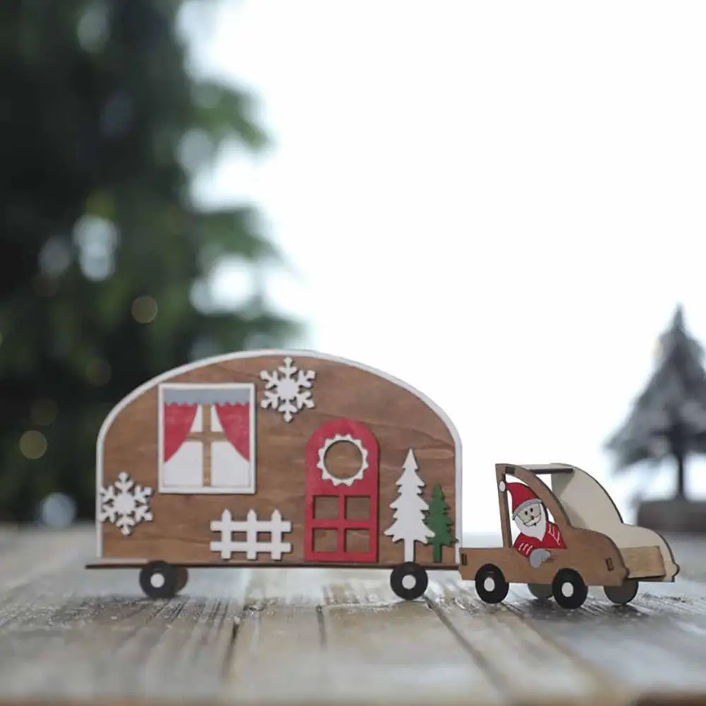 new year Santa Claus car decoration navidad 2019 decoraciones para el hogar xmas noel ozdoby swiateczne @40 | Дом и сад