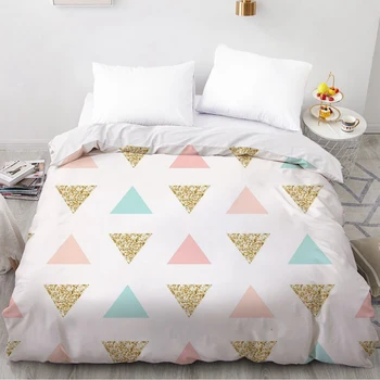 

3D Printed Custom Design Duvet Cover Quilt Comforter Blanket Case Covers Bedding Set Bed Linen Simple 210*245 Home Textile
