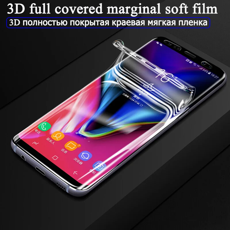 9d полное покрытие Гидрогелевая пленка для xiaomi redmi note 8 pro Защита экрана для xiaomi redmi note 7 6 6a pro 8 7 7a k20 без стекла