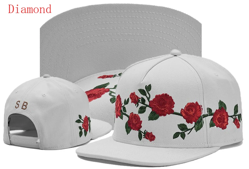 

Diamond rose snapback hats baseball caps hiphop snap back cap hip hop fashion brand bone gorras hombre WHOLESALE