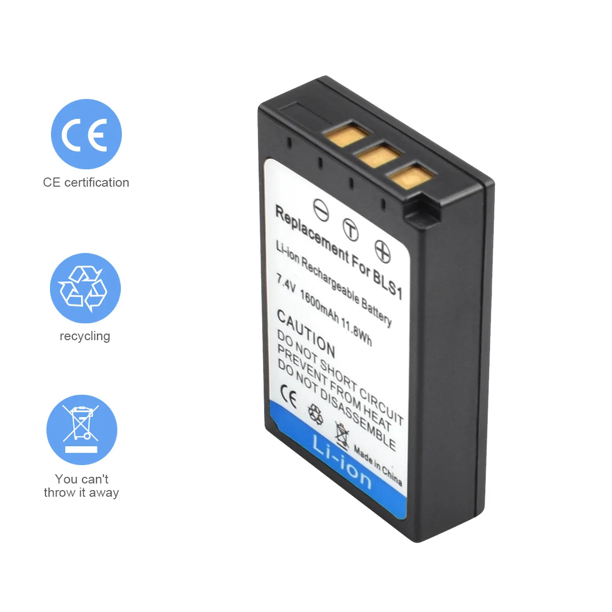Bonacell BLS-1 BLS1 BLS 1 Батарея 7,4 V 1600 мА/ч+, Батарея Зарядное устройство+ автомобильная зарядка для Olympus E-PL1 E400 E410 E420 E450 E620 E-P1 E-P2