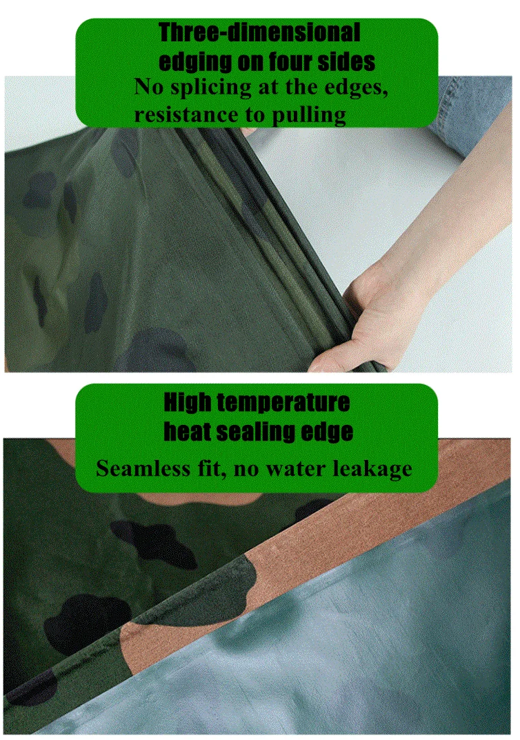 0,35mm Camouflage Plane PVC Beschichtet Regendicht Tuch Außen Markise Lkw Baldachin Wasserdichte Wachstuch Oxford Tuch Schattierung Segel – Detail 8