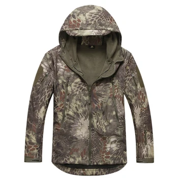 

Mandrake Tactical Jacket Men Soft Shell Hooded Waterproof Fleece Lined Coat