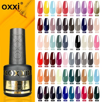 OXXI 8ml Vernice semipermanente 60 colori Smalto semipermanente Maincure smalto gel uv Soak off Vernici Hybrid Gellac Nuovo 1