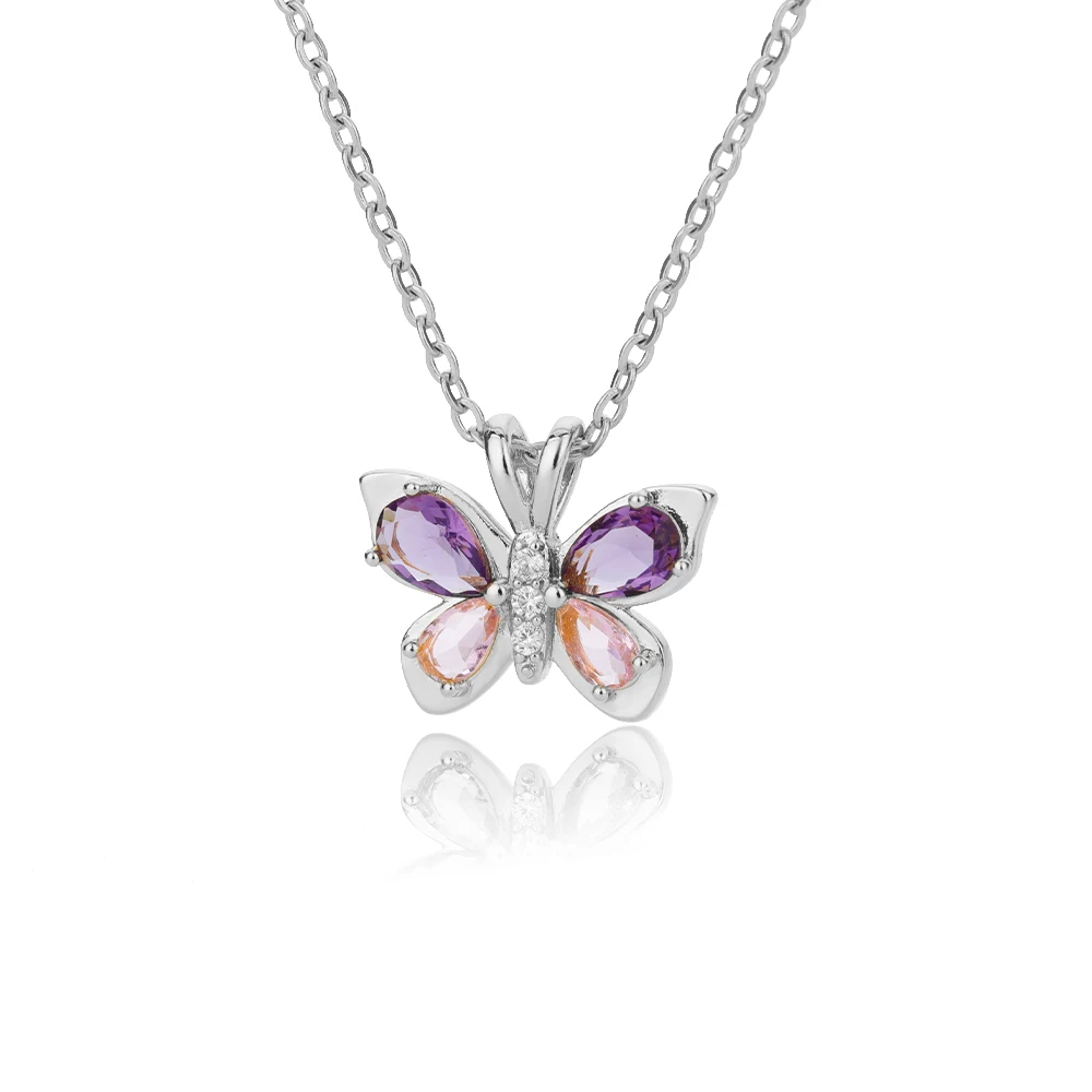 Cute butterfly necklace Clearance