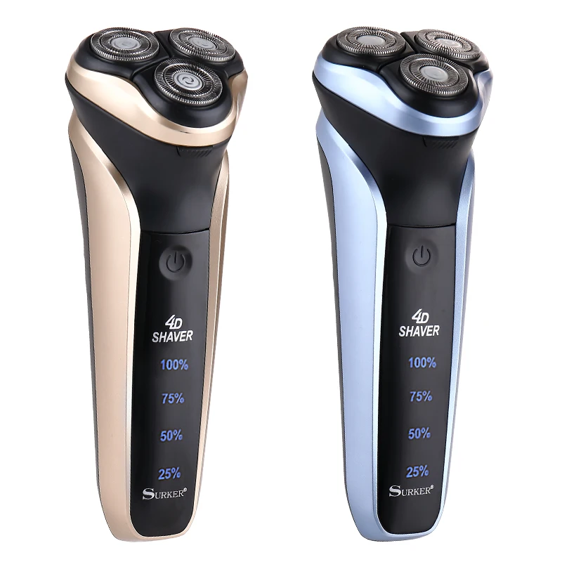 ElectricShaverMenRazorRotaryShaverswithPopupSideburnTrimmer