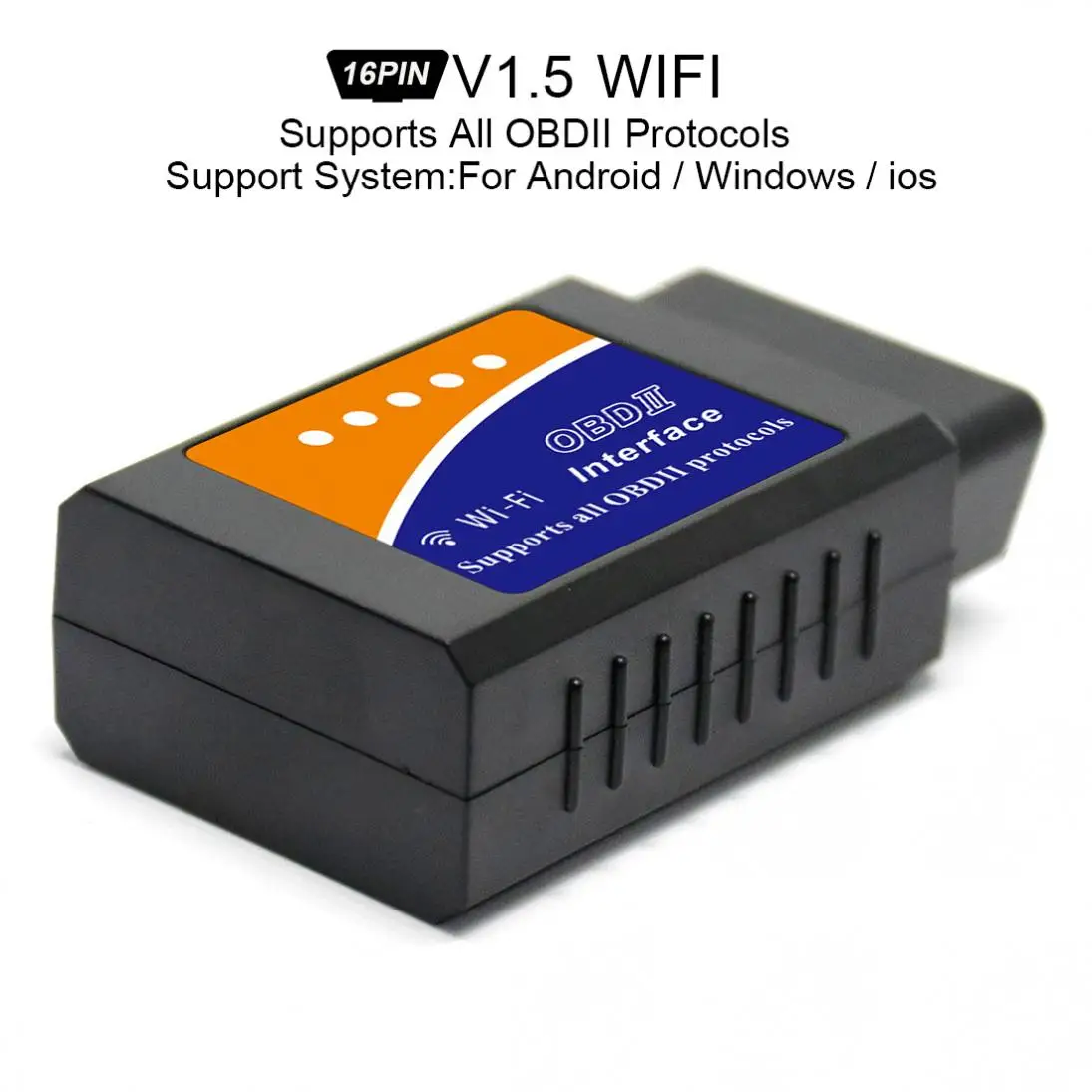 

ELM327 V1.5 Super Mini WiFi Scanner Wireless Interface Auto V03HW-1 Interface Code Readers Diagnostic Tool OBDII Protocols New