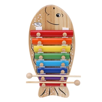 

Baby Kid Musical Toy Rainbow Wooden Xylophone Instrument For Children Early Wisdom Development Learning Toys For Children Gifts