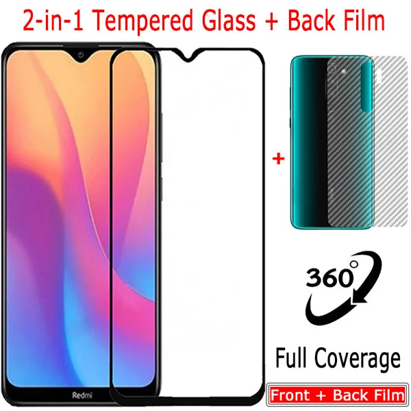 3D защитная пленка Xiaomi Redmi-8 A Note8 Pro защитное стекло Redmi8-A стекло Redmi-Note-8-Pro стекло Redmi Note8 Pro стекло на редми 8а стекло редми 8 а сяоми ноут 8 стекло редми нот 8 стекло Redmi 8A Back Film Glass - Цвет: 2-in-1