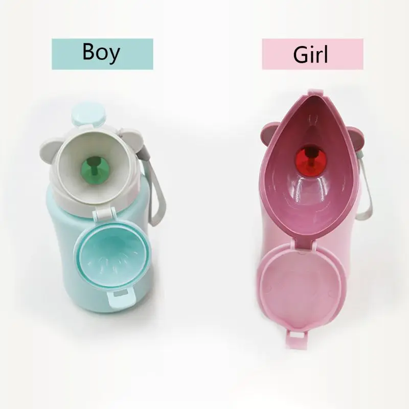 500ML Baby Portable Urinal Toilet Boy Girl Cars Travel Supplies Potty Training
