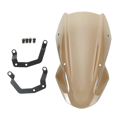 Мотоцикл уличный велосипед Z 650 ветровое стекло экран для Kawasaki Z650 - Цвет: Brown