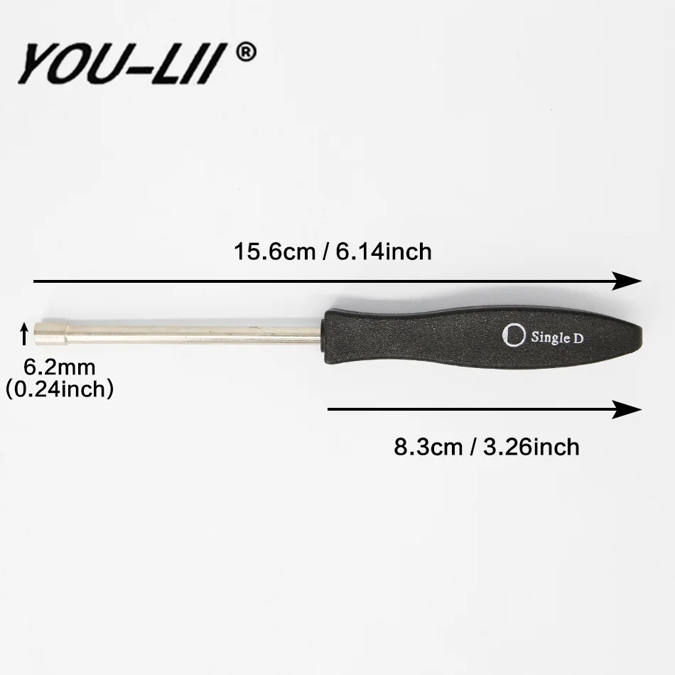 YOULII 새로운 기화기 조정 도구 단일 D 디자인 스크류 드라이버 기화기 스크루 드라이버 전기 톱 송풍기 트리머 카브에 적합