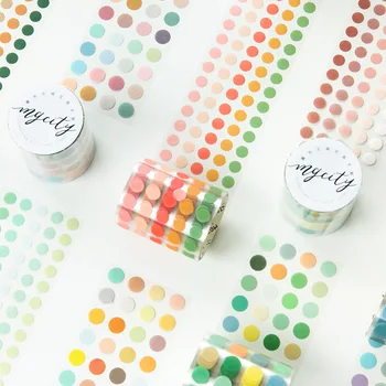 

5cm Wide Lattice Dot Series Masking Washi Tape Decorative Adhesive Tape Decora Diy Scrapbooking Sticker Label Stationery