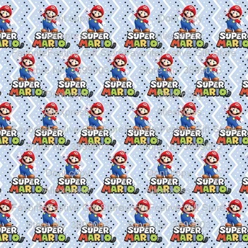 

165X100CM Kawaii Cartoon Super Marios bros and Mushroom Action diy Bedding embroidery Sewing fabric boys Baby&Children clothes