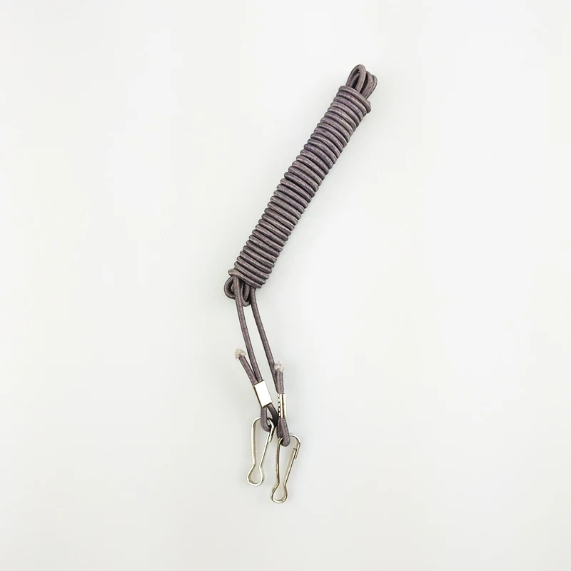 Fish Pole Rod Protector Elastic Rubber Rope Line Fishing Tackle Safty Lanyard Multifunction Outdoor Tool 1PCS