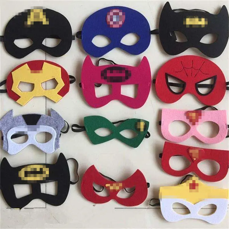 15pcs-lot-Super-Hero-Cosplay-Mask-Kids-Birthday-Party-Superhero-Favor-Gifts-Halloween-Party-Dress-Up