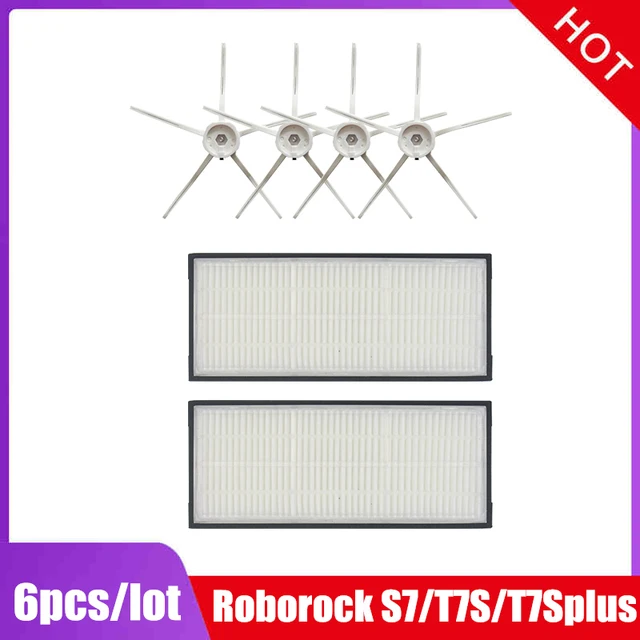 Main Brush Hepa Filter Mop Pad For Xiaomi Roborock S7 S70 S7Max T7S T7S Plus Vacuum Cleaner spare Parts Roborock S7 Accessories Set16