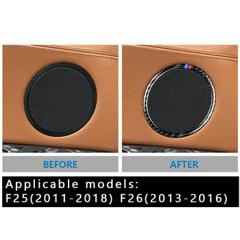

Accessories Door Speaker Cover Sticker Replacement Car Trim Epoxy Coating