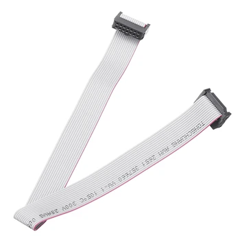 

2.54mm FC-14P IDC Flat Gray Cable LED Screen Connected to JTAG Download Cable